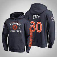 Virginia Cavaliers #30 Jay Huff Navy 2019 Basketball Champions Hoodie