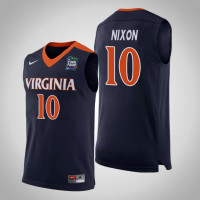 Virginia Cavaliers #10 Jayden Nixon Navy 2019 Final-Four Jersey