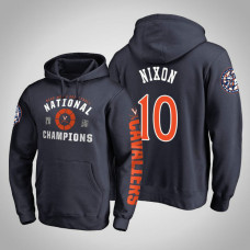 Jayden Nixon NCAA Virginia Cavaliers Navy 2019 Basketball Champions Dribble Pullover Hoodie