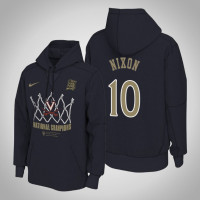 Jayden Nixon NCAA Virginia Cavaliers Navy 2019 Basketball Champions Locker Room Pullover Hoodie