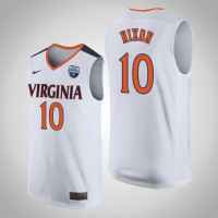 Virginia Cavaliers #10 Jayden Nixon White 2019 Basketball Champions Jersey
