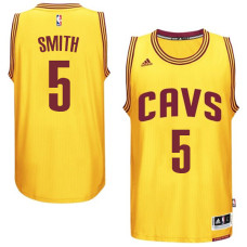 JR Smith Cleveland Cavaliers #5 2014-15 New Alternate Gold Jersey