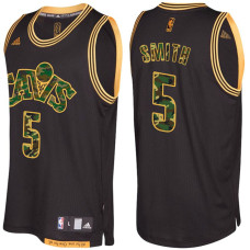 Cleveland Cavaliers #5 JR Smith Camo Military Camo Fashion Jersey