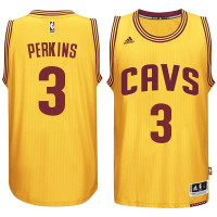 Cleveland Cavaliers #3 Kendrick Perkins Gold Alternate Jersey