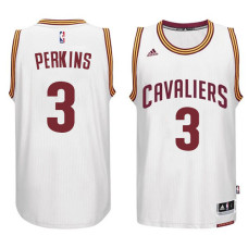 Cleveland Cavaliers #3 Kendrick Perkins White Home Jersey