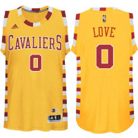 Kevin Love Cavaliers #0 Hardwood Classic Gold Jersey
