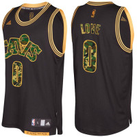 Cleveland Cavaliers #0 Kevin Love Military Camo Fashion Jersey