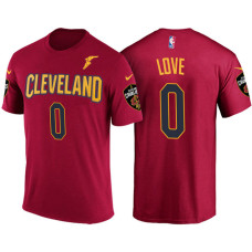 Cleveland Cavaliers #0 Kevin Love Wine Icon T-Shirt