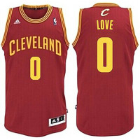 Cleveland Cavaliers #0 Kevin Love Red Road Jersey