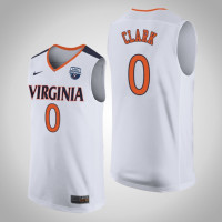 Virginia Cavaliers #0 Kihei Clark White 2019 Basketball Champions Jersey