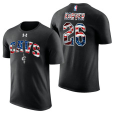 Cleveland Cavaliers #26 Kyle Korver Black Independence Day T-Shirt