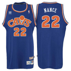 Cleveland Cavaliers #22 Larry Nance Blue Hardwood Classics Jersey