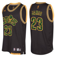 LeBron James Cavaliers Black Camo Fashion Jersey