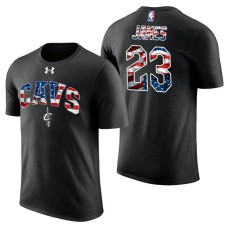 LeBron James Cavaliers Independence Day Stars & Stripes T-Shirt