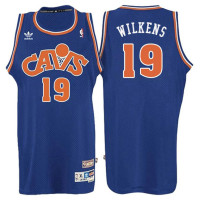 Lenny Wilkens Cavaliers #19 Blue Hardwood Classic Jersey