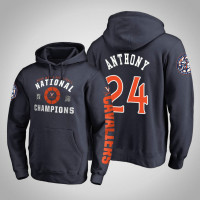Virginia Cavaliers #24 Marco Anthony Navy 2019 Basketball Champions Hoodie