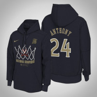 Virginia Cavaliers #24 Marco Anthony Navy 2019 Basketball Champions Hoodie