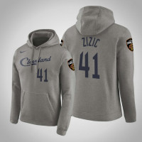 Cleveland Cavaliers #41 Ante Zizic Gray Earned Hoodie