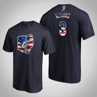 Cleveland Cavaliers Marquese Chriss #3 2019 Memorial Day Banner State Navy T-shirt