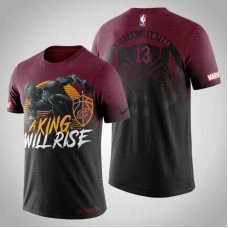 Cleveland Cavaliers #13 Tristan Thompson Red Marvel T-Shirt