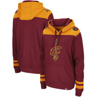 Cavaliers Triple Double Pullover Hoodie - Wine Gold