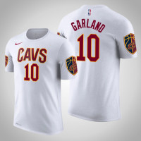 Darius Garland Cleveland Cavaliers #10 Association White Name & Number T-Shirt
