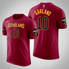 Darius Garland Cleveland Cavaliers #10 Icon Maroon Name & Number T-Shirt