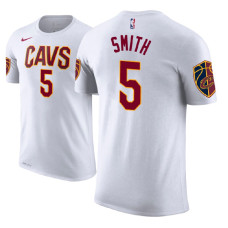 Cleveland Cavaliers #5 J.R. Smith White Association T-Shirt