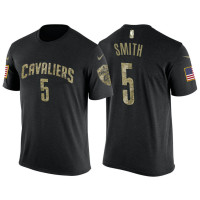 Cleveland Cavaliers #5 JR Smith Camo Name & Number T-Shirt