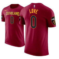 Cleveland Cavaliers #0 Kevin Love Wine Icon T-Shirt