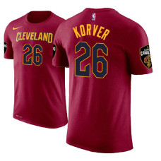 Kyle Korver Cavaliers #26 Wine Icon T-Shirt