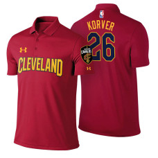 Cleveland Cavaliers #26 Kyle Korver Maroon Icon Polo