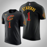 Cleveland Cavaliers #1 Nik Stauskas Statement T-Shirt
