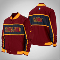 Cleveland Cavaliers #1 Rodney Hood Maroon Courtside Icon Jacket