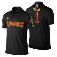 Cleveland Cavaliers #1 Rodney Hood Black Statement Polo