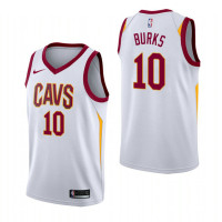 Cleveland Cavaliers #10 Alec Burks White Association Jersey