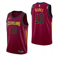 Cleveland Cavaliers #10 Alec Burks Maroon Icon Jersey