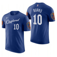 Alec Burks Cavaliers City Edition Blue T-Shirt