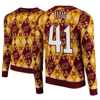 Cleveland Cavaliers #41 Ante Zizic 2018 Christmas Sweater