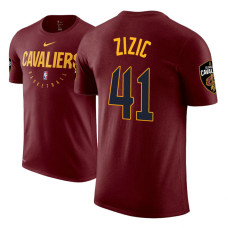 Cleveland Cavaliers #41 Ante Zizic Maroon Practice Essential T-Shirt