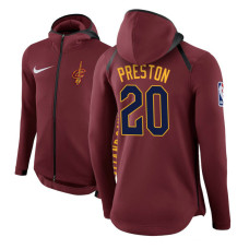 Cleveland Cavaliers #20 Billy Preston Maroon Showtime Hoodie