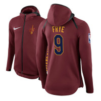 Cleveland Cavaliers #9 Channing Frye Maroon Showtime Hoodie