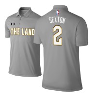 Cleveland Cavaliers #2 Collin Sexton Gray City Polo