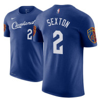 Cleveland Cavaliers #2 Collin Sexton Blue City T-Shirt