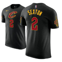 Cleveland Cavaliers #2 Collin Sexton Black Statement T-Shirt