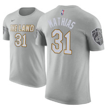 Cleveland Cavaliers #31 Dakota Mathias Gray City T-Shirt