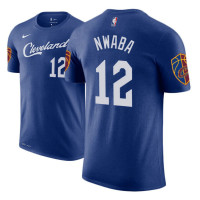 Cleveland Cavaliers #12 David Nwaba Blue City T-Shirt