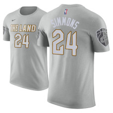 Cleveland Cavaliers #24 Kobi Simmons City T-Shirt