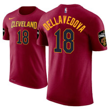 Cleveland Cavaliers #18 Matthew Dellavedova Maroon Icon T-Shirt