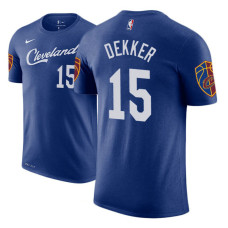Cleveland Cavaliers #15 Sam Dekker Blue City T-Shirt